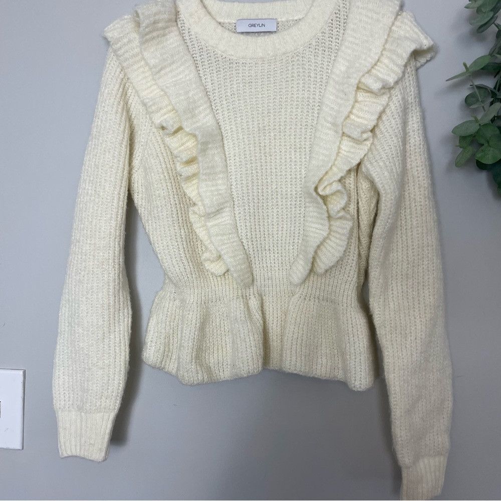 Greylin Diane Cozy Ruffled Sweater - Picture 4 of 12